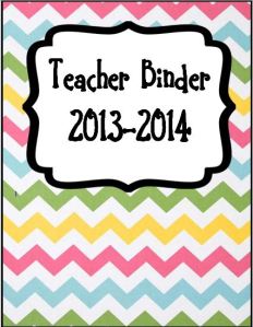 Teacher binder 1